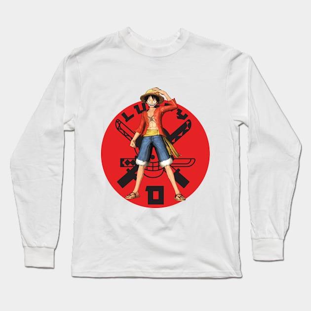 ONE PIECE T-SHIRT FUN PO01 Long Sleeve T-Shirt by Huko